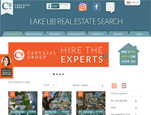 Tablet Screenshot of lbjrealestate.com